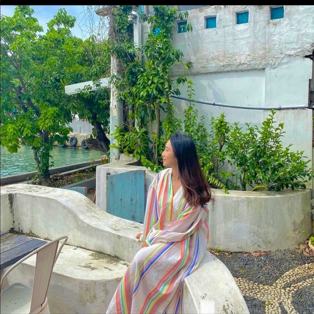Lemlem X H&M  Midi length Kaftan Dress - Picture 12 of 16